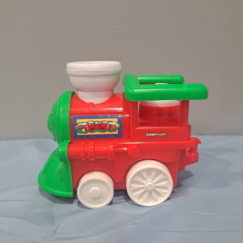 VTG Fisher Price Little People Musical Christmas Train Engine Replacement WORKS
